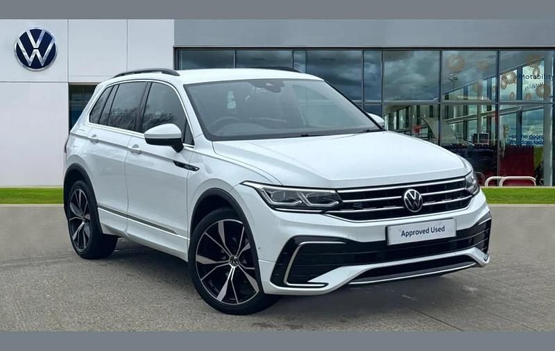 Used VW Tiguan R-line 150 HP (110 kW) 2021 White SUV