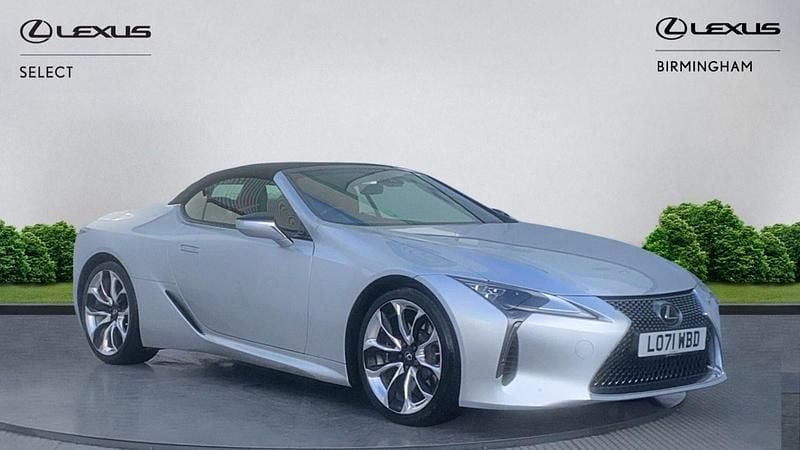 Used Lexus LC 500 Sport Line 464 HP (341 kW) 2022 Silver Cabriolet