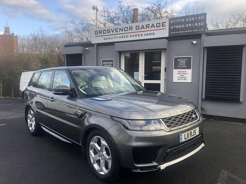 Grey Used 2018 Land Rover Range Rover Sport HSE SUV | £25,995 (A bit pricey) - Image 1/4