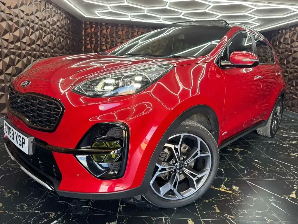 Used Kia Sportage GT-Line S 177 HP (130 kW) 2019 Red SUV