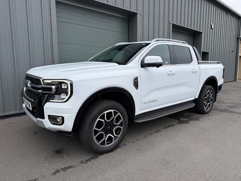 White Used 2023 Ford Ranger Platinum Pickup | £31,995 (Super price) - Image 1/4