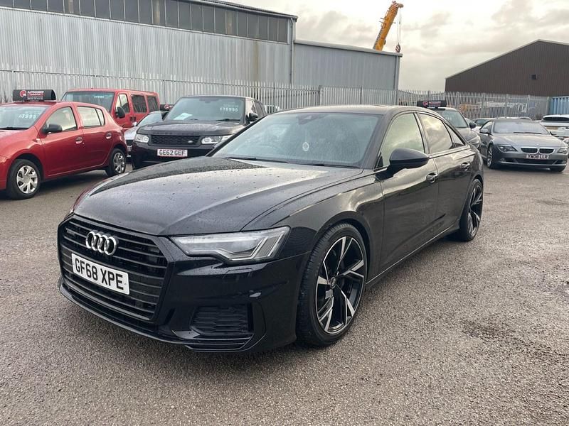Used Audi A6 S-Line 286 HP (210 kW) 2018 Black Sedan