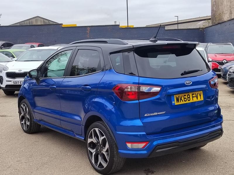 Used Ford Ecosport ST-Line 123 HP (90 kW) 2018 Blue SUV