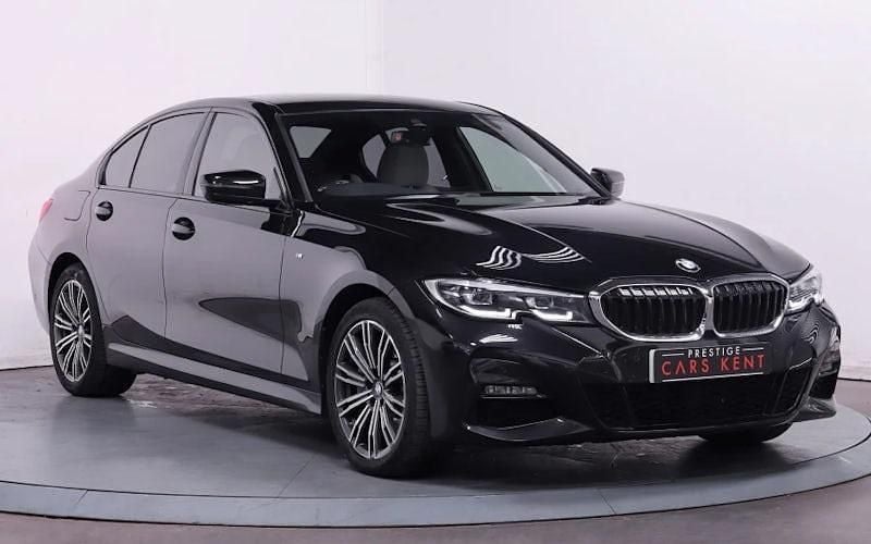 Black Used 2019 BMW 330e M Sport Sedan | £19,730 (Fair price) - Image 1/4