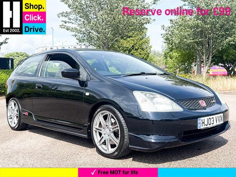 Black Used 2003 Honda Civic Type R Hatchback | £4,800 (Fair price) - Image 1/3