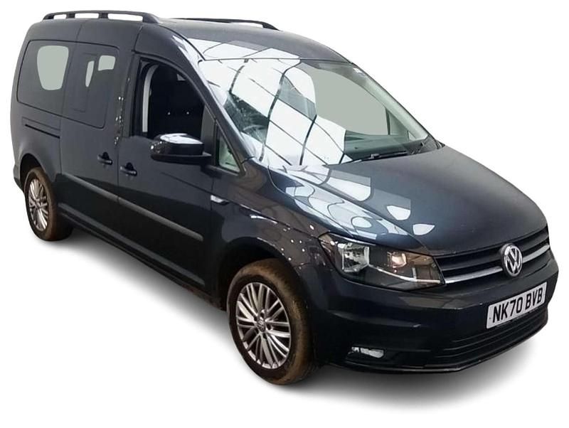 Used VW Caddy Maxi Life Life 114 HP (83 kW) 2021 Blue MPV