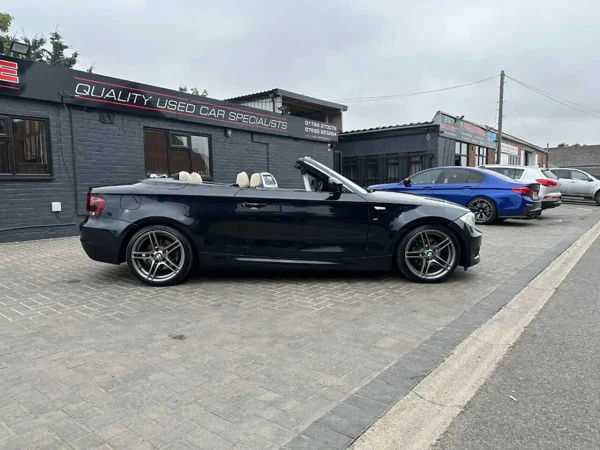 Used BMW 118 Cabriolet Sport Line 2012 Black Cabriolet