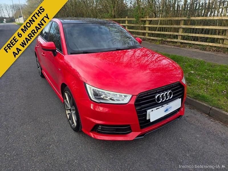Used Audi A1 Sportback Black Edition 125 HP (91 kW) 2018 Red Hatchback
