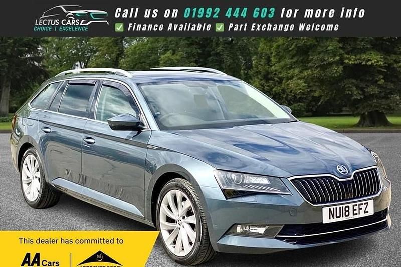 Grey Used 2018 Skoda Superb SE L Executive Estate | £13,490 (Good price) - Image 1/1