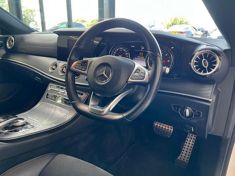 Used Mercedes E220 AMG Line Premium 194 HP (142 kW) 2018 White Coupe