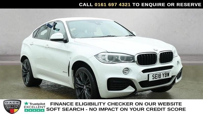 Used BMW X6 M Sport 258 HP (189 kW) 2018 White SUV