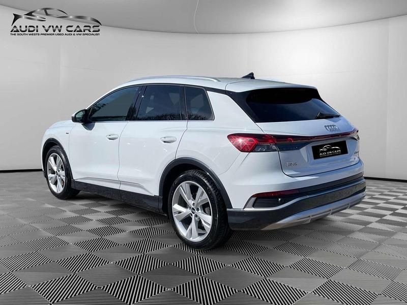 Used Audi Q4 e-tron S-Line 150 kW (204 HP) 2021 White SUV