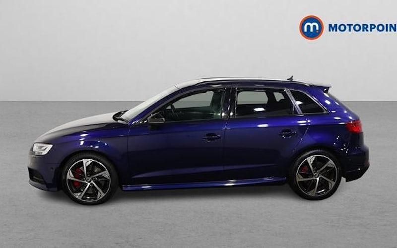 Used Audi S3 Sportback Black Edition 300 HP (220 kW) 2019 Blue Hatchback