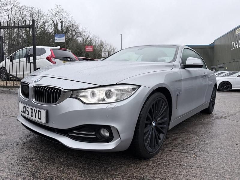 Second-hand BMW 420 Luxury Line 184 CP (135 kW) 2015 Argintiu Cabrio