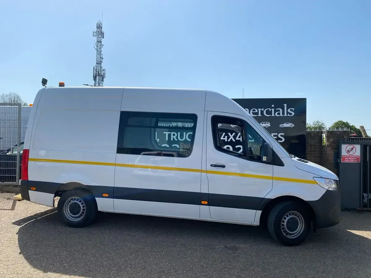Used Mercedes Sprinter 143 HP (105 kW) 2019 White Van