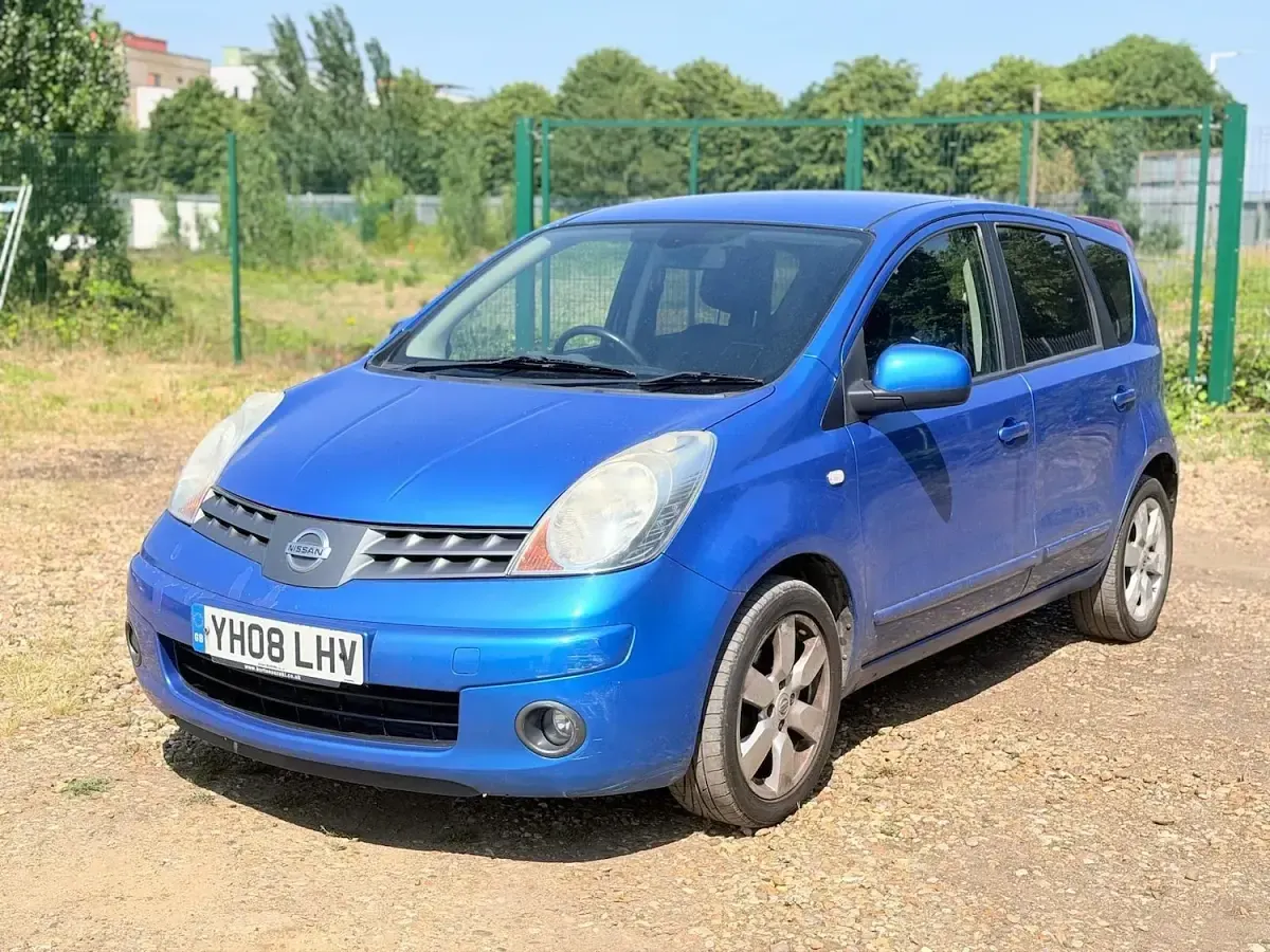 Used Nissan Note Tekna 110 HP (80 kW) 2008 Blue Hatchback