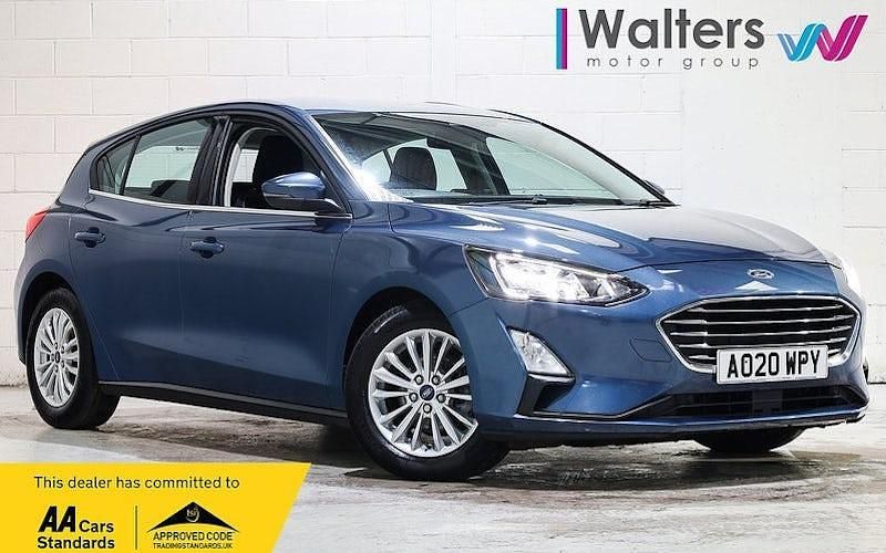 Blue Used 2020 Ford Focus Titanium Hatchback | £9,500 (Fair price) - Image 1/4