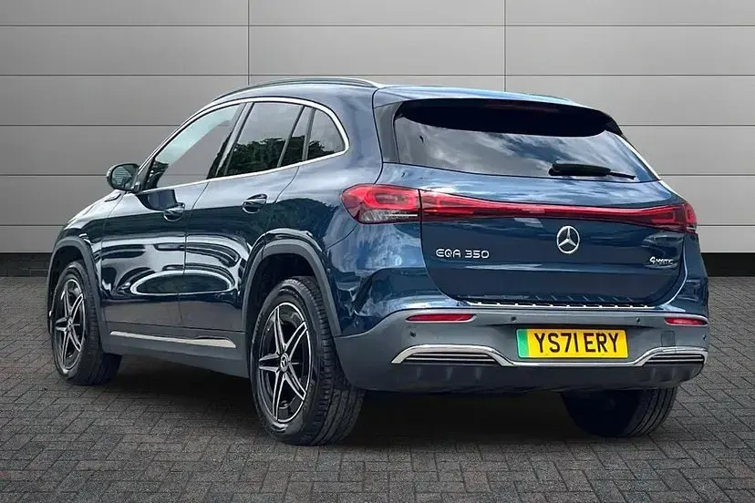 Used Mercedes EQA350 AMG line 211 kW (288 HP) 2022 Denim blue SUV