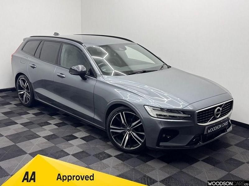 Grey Used 2019 Volvo V60 R-Design Estate | £16,350 (Fair price) - Image 1/3
