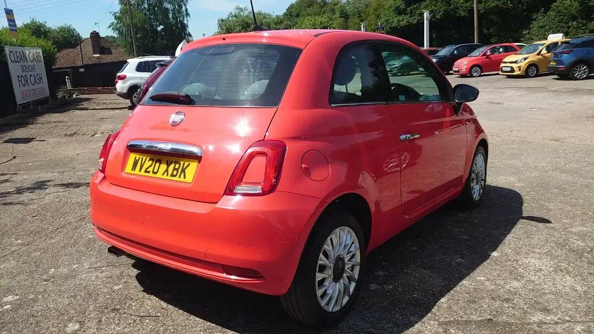 Used Fiat 500 Lounge 69 HP (50 kW) 2020 Pink Hatchback