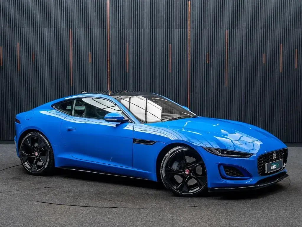 Used Jaguar F-Type S 450 HP (330 kW) 2021 Blue Coupe