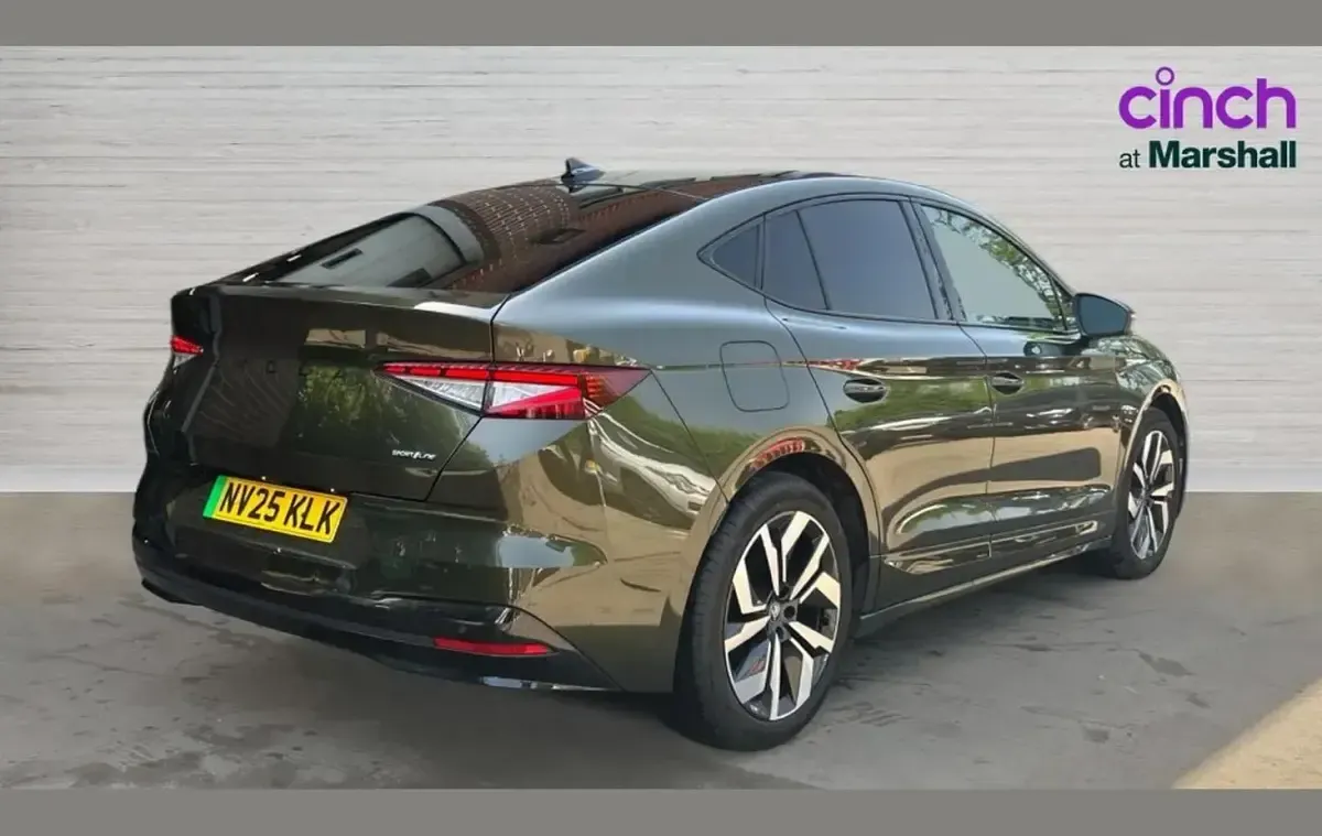 Used Skoda Enyaq iV SportLine 210 kW (286 HP) 2025 Green SUV