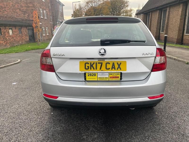 Silver Used 2017 Skoda Rapid Hatchback | £2,995 (Fair price) - Image 1/4