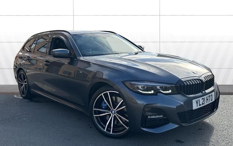 Grey Used 2021 BMW 320 M Sport Estate | £23,522 (A bit pricey) - Image 1/4