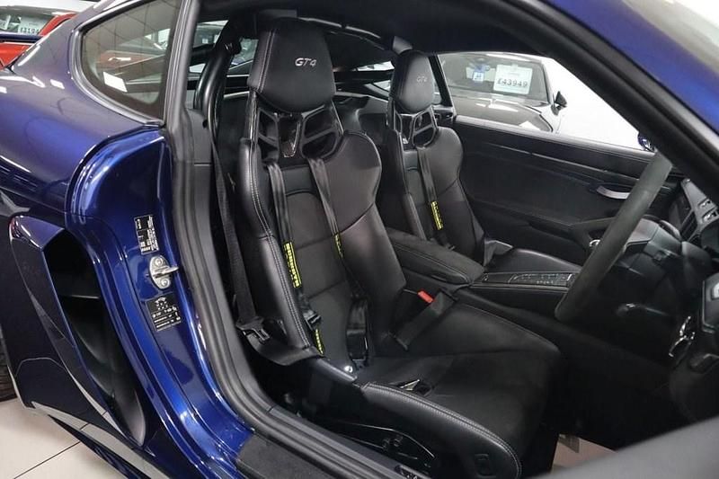 Used Porsche 718 Cayman 420 HP (308 kW) 2021 Blue Coupe