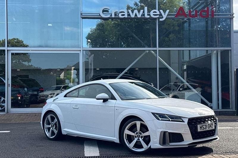 White Used 2021 Audi TT S-Line Coupe | £25,040 (Fair price) - Image 1/4