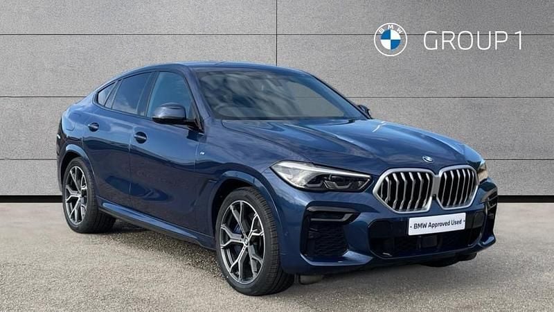 Blue Used 2023 BMW X6 M Sport SUV | £50,995 (Fair price) - Image 1/4
