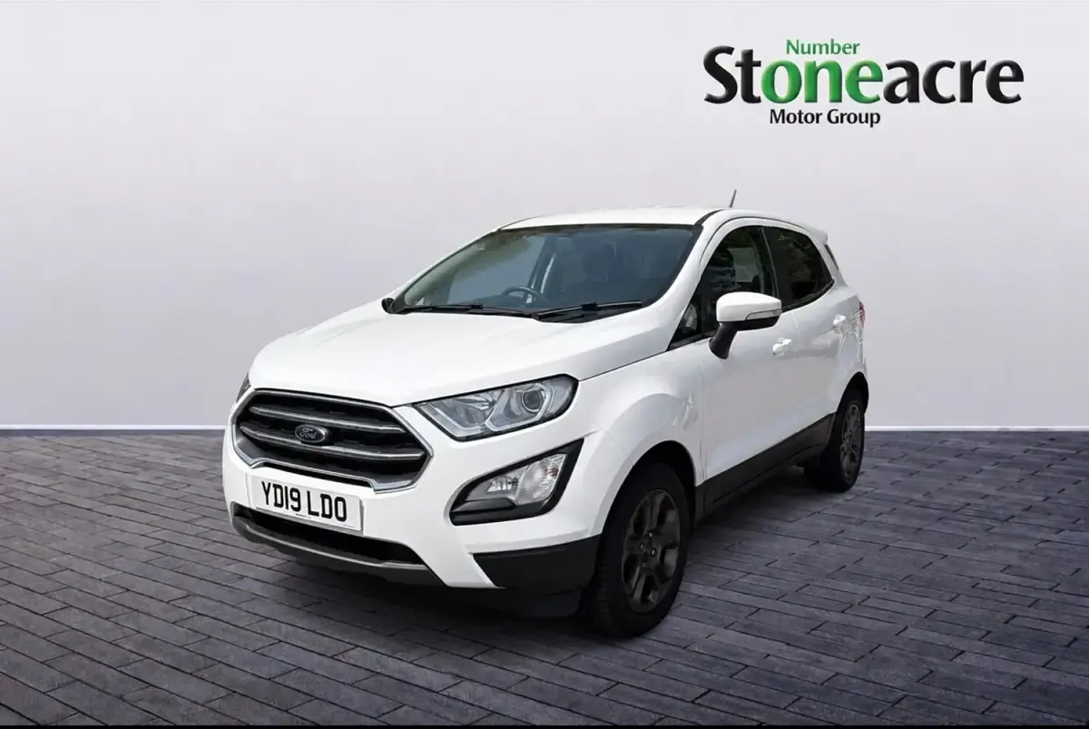 Used Ford Ecosport Zetec 100 HP (73 kW) 2019 White SUV