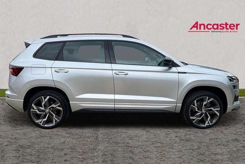 Used Skoda Karoq SportLine 150 HP (110 kW) 2024 Silver SUV