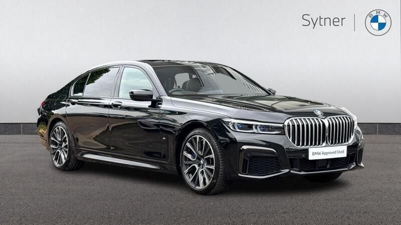 Black Used 2021 BMW 740L M Sport Sedan | £38,500 - Image 1/4
