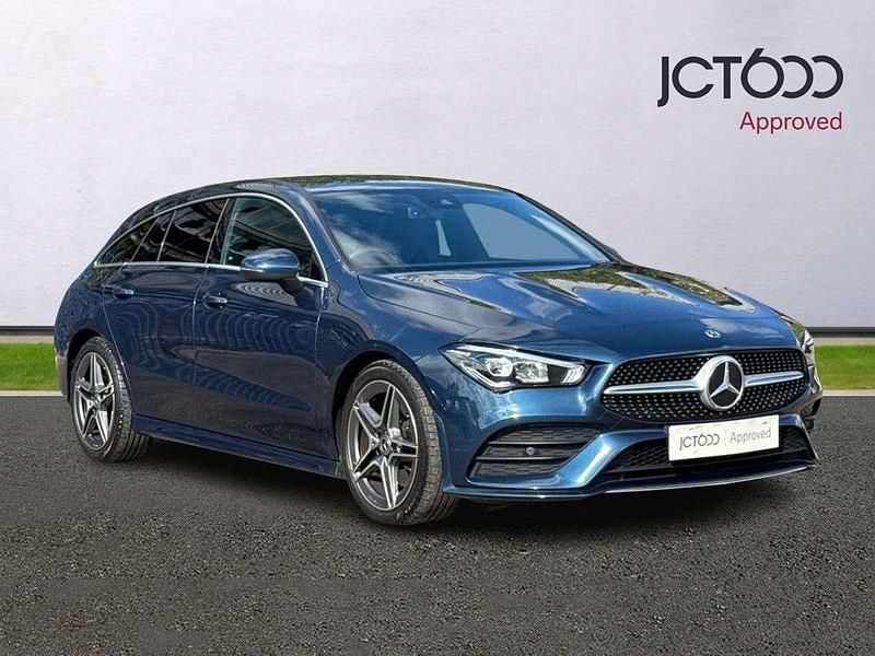 Blue Used 2022 Mercedes CLA200 AMG line Estate | £21,700 (Fair price) - Image 1/4