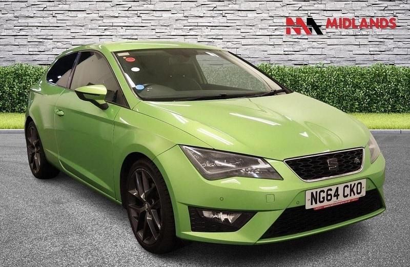 Green Used 2015 Seat Leon FR Sport Coupe | £6,200 (Good price) - Image 1/3
