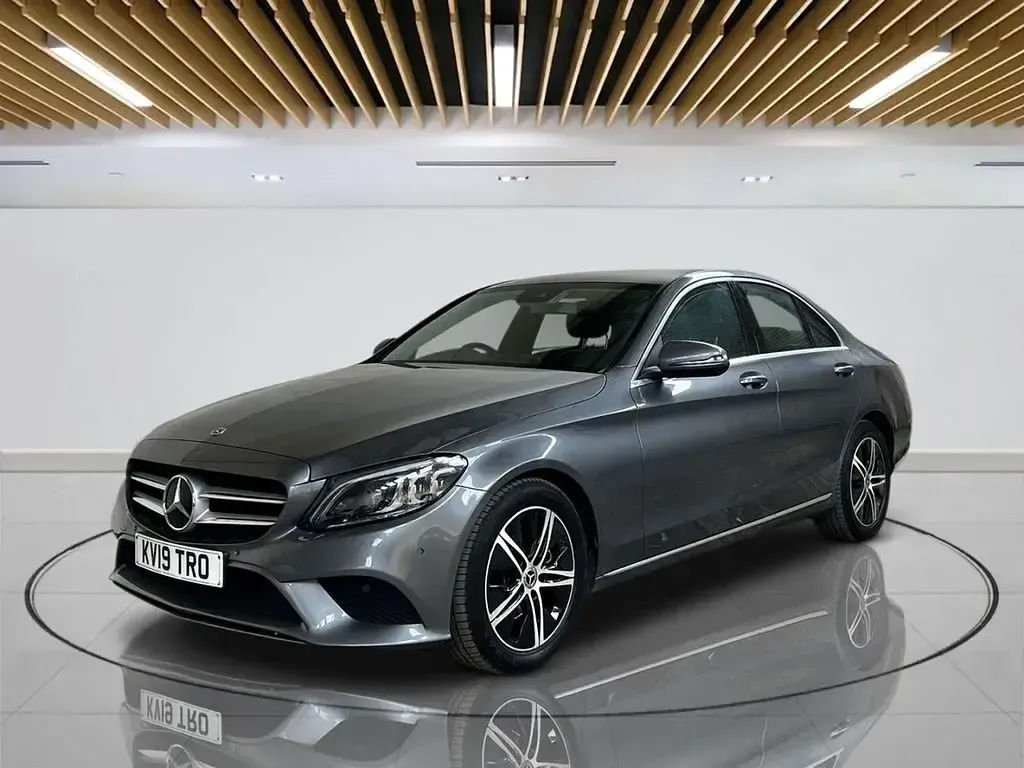 Begagnad Mercedes C200 Premium 2019 Grå Sedan