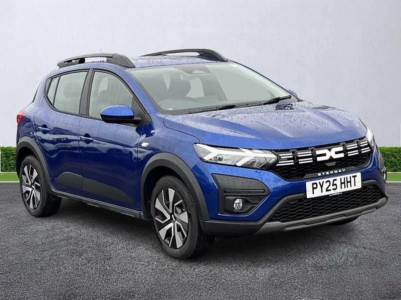 Blue New 2025 Dacia Sandero Expression Hatchback | £15,199 (Expensive) - Image 1/4