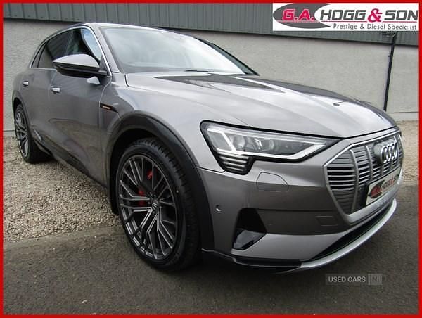 Grey Used 2021 Audi e-tron Sport SUV | £19,495 (Expensive) - Image 1/4
