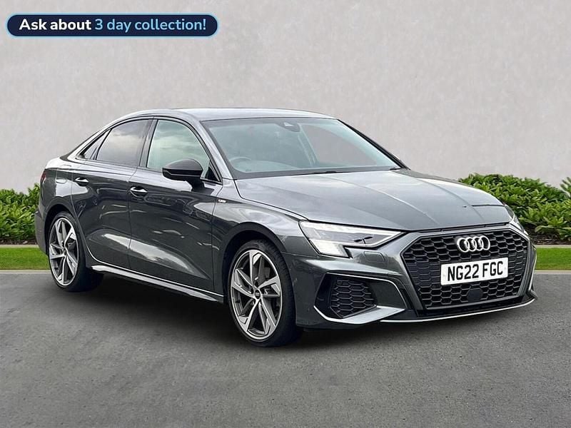 Grey Used 2022 Audi A3 Advanced Sedan | £24,515 (Expensive) - Image 1/4
