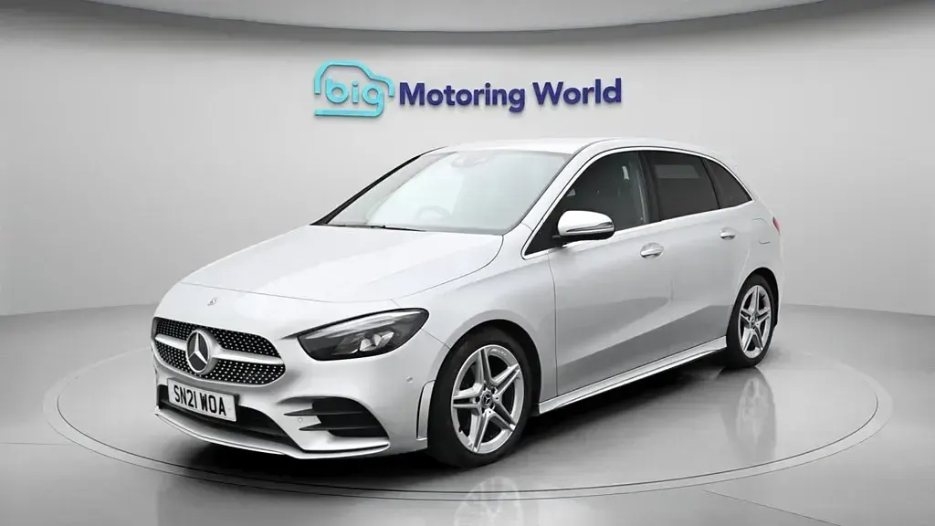 Used Mercedes B200 AMG line 163 HP (119 kW) 2021 Silver MPV