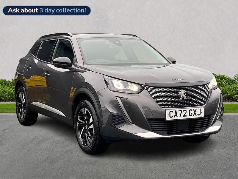 Grey Used 2022 Peugeot 2008 Allure+ SUV | £13,636 (Good price) - Image 1/4