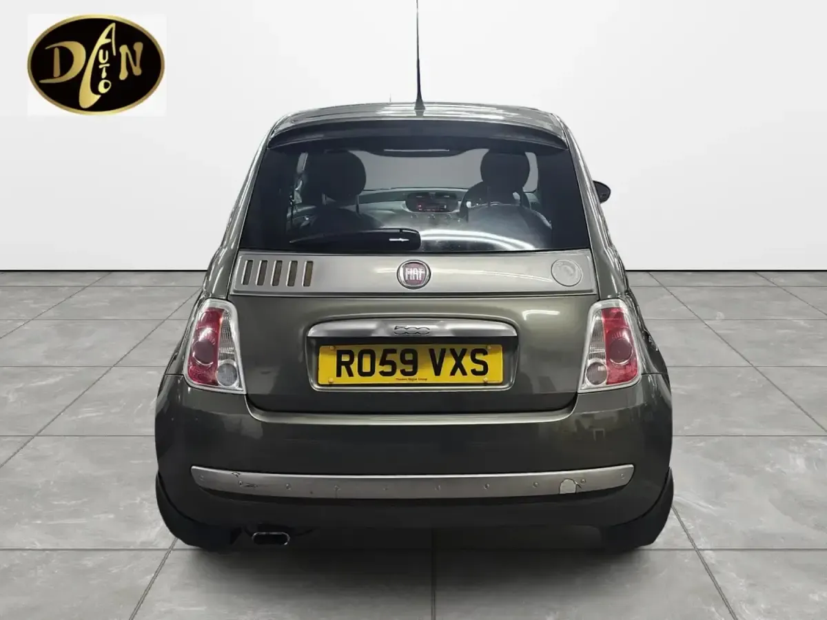 Used Fiat 500 69 HP (50 kW) 2009 Green Cabriolet