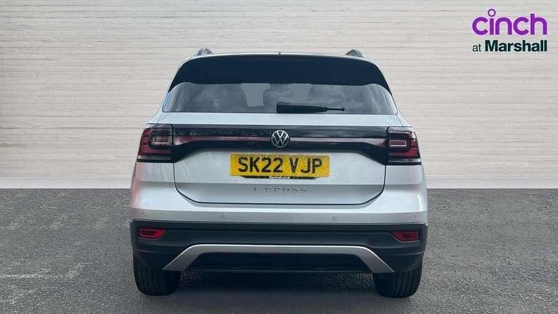 Used VW T-Cross Black Edition 110 HP (80 kW) 2022 Silver SUV