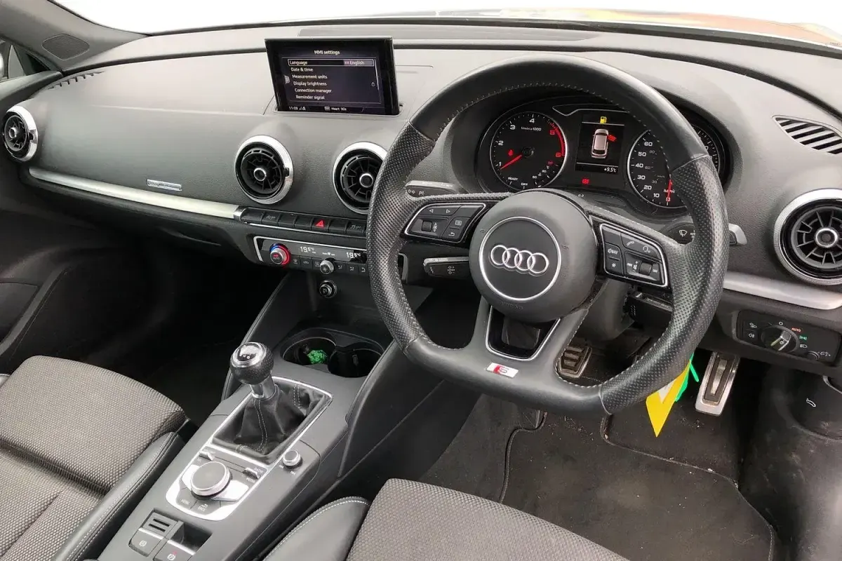 Used Audi A3 Black Edition 2019 Silver Sedan