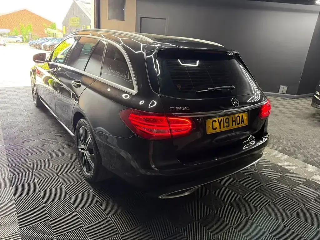 Used Mercedes C200 2019 Black Estate