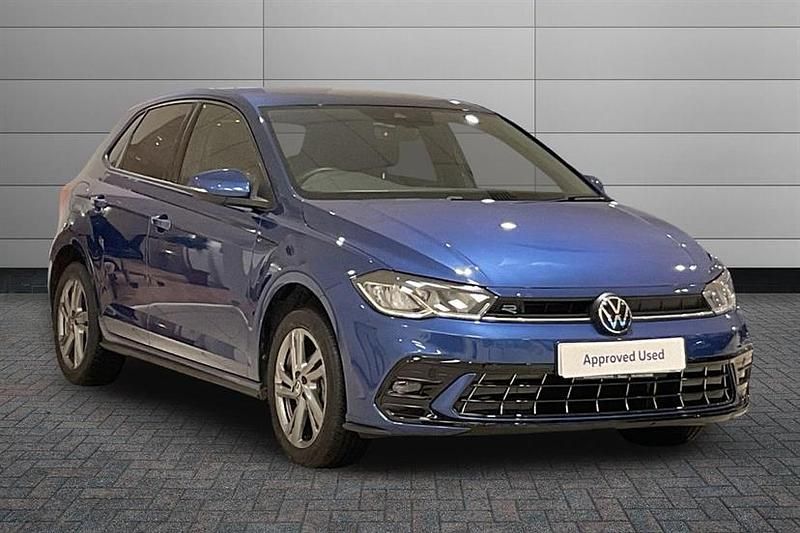 Blue Used 2022 VW Polo R-line Hatchback | £17,490 (Fair price) - Image 1/4