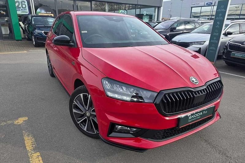 Used Skoda Fabia Monte Carlo 110 HP (80 kW) 2023 Red Hatchback
