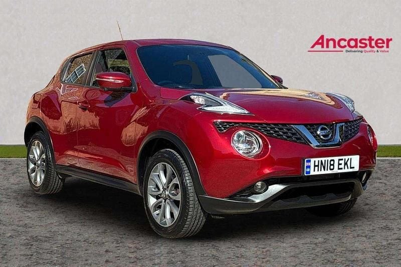 Red Used 2018 Nissan Juke Tekna SUV | £8,975 (Fair price) - Image 1/4