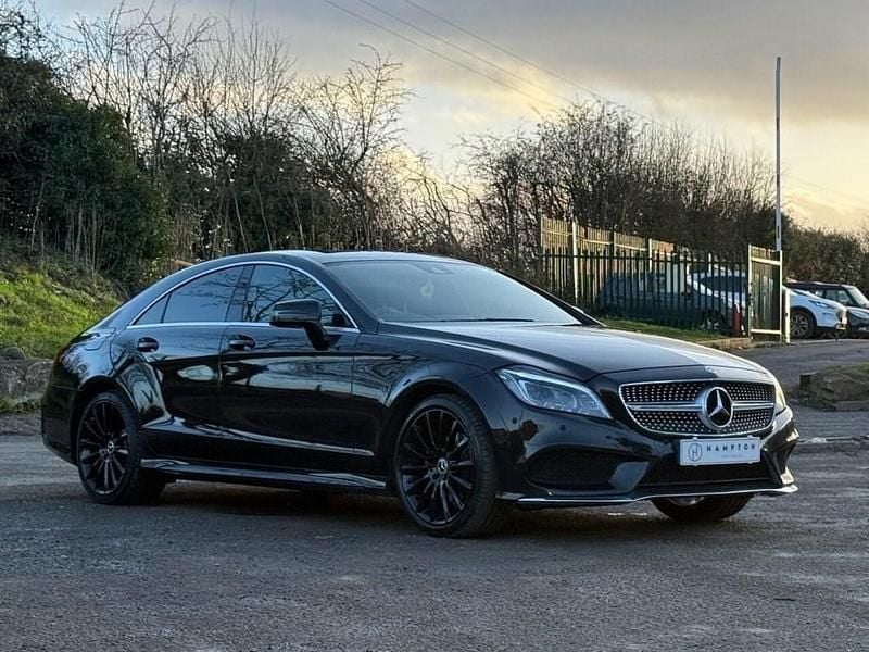 Black Used 2017 Mercedes CLS220 AMG Line Premium Coupe | £12,495 (Fair price) - Image 1/4